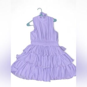 Endless Rose Lavender Tiered Dress